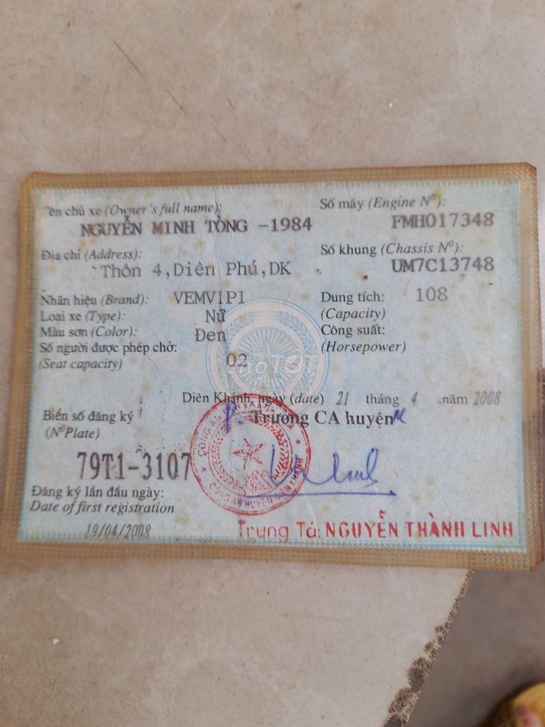Win 110cc Đài Loan VEMViPi. Mua bán Xe máy tại Huyện Bình Chánh Tp Hồ Chí Minh được đăng bởi Nhât Duy hình 4
