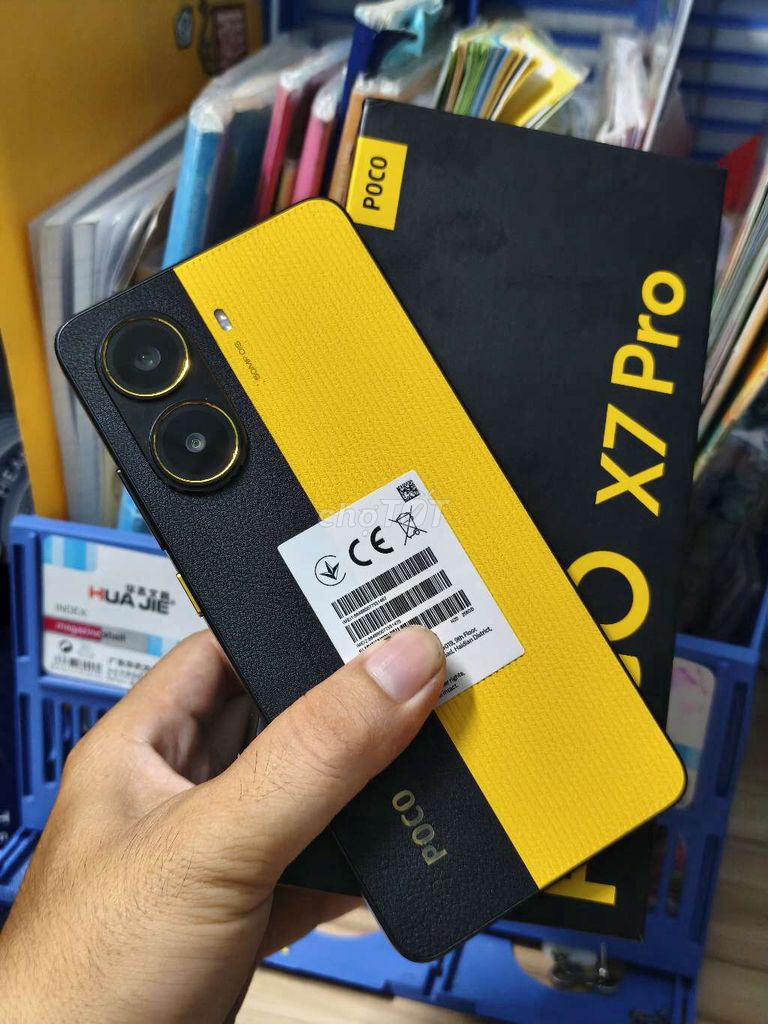 POCO X7 Pro 256GB Vàng Đen Đã sử dụng. Mua bán Điện thoại tại Thành phố Thuận An Bình Dương được đăng bởi Thu Quynh shop hình 1