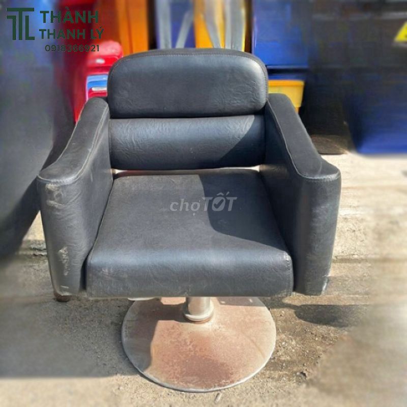 Ghế Làm Tóc Da Đen Đẹp 90%. Mua bán Nội thất, đồ gia dụng khác tại Quận 11 Tp Hồ Chí Minh được đăng bởi Thành Thanh Lý  hình 1