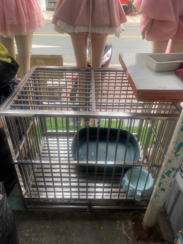 Lồng thú cưng Ninox kim loại đã dùng. Mua bán Phụ kiện, Thức ăn, Dịch vụ tại Thị xã Bến Cát Bình Dương được đăng bởi Trung hình 1