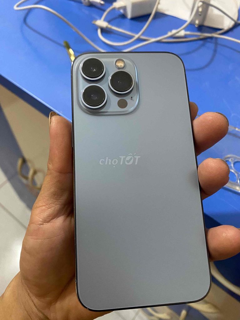 Apple iPhone 13 Pro xanh 256G Đã dùng. Mua bán Điện thoại tại Huyện Tam Dương Vĩnh Phúc được đăng bởi Nguyễn Xuân Nhãn hình 1