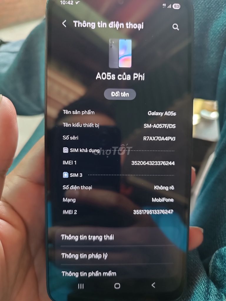 Samsung Galaxy A50s Đen. Mua bán Điện thoại tại Quận Bình Thạnh Tp Hồ Chí Minh được đăng bởi Khắc lê hình 1