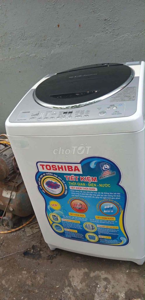 Máy giặt Toshiba 14kg Inverter Trắng. Mua bán Máy giặt tại Quận Ninh Kiều Cần Thơ được đăng bởi cơ sở điện lạnh hùng gấm  hình 1