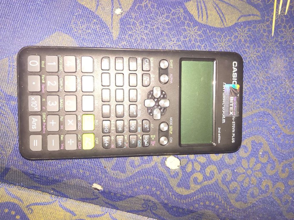 Máy tính Casio Fx-570VN Plus Đen. Mua bán Đồ dùng văn phòng tại Huyện Cần Đước Long An được đăng bởi Long hình 1