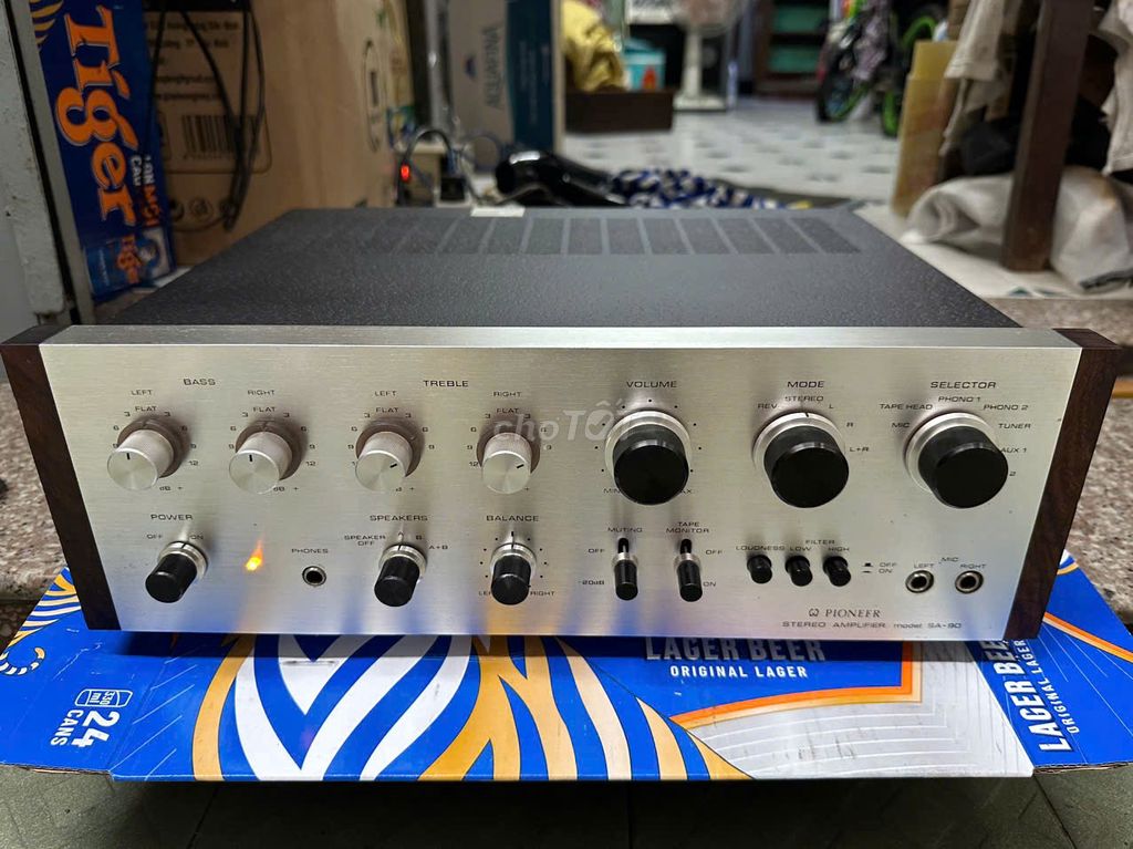 Ampli Pioneer SA-90 Bạc. Mua bán Tivi, Âm thanh tại Quận Tân Bình Tp Hồ Chí Minh được đăng bởi Hồ văn Được hình 1