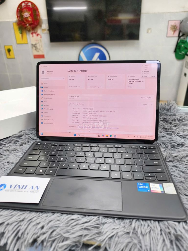 Huawei MateBook E 2022 - Máy 99% Kèm bàn phím. Mua bán Máy tính bảng tại Quận 11 Tp Hồ Chí Minh được đăng bởi Vinhanmobile hình 1