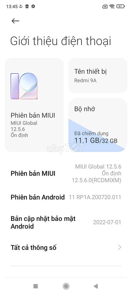 Redmi 9A . Mua bán Điện thoại tại Thành phố Dĩ An Bình Dương được đăng bởi Hoài Nam hình 1