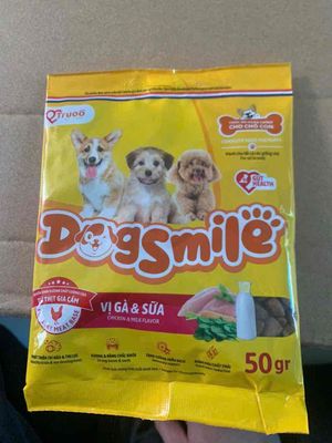 Thức ăn chó Dogsmile Gà sữa 50g