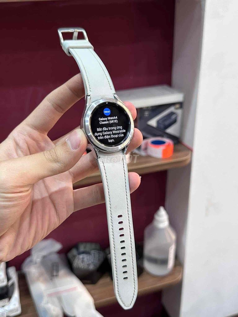 samsung watch 4 classic 42mm bạc đẹp 98%