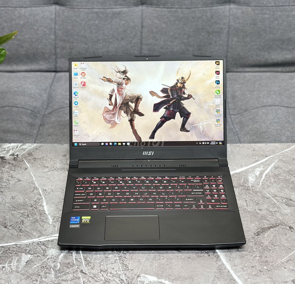 LAPTOP MSI I7 12650H/16G/512GB/3050 4G/15.6"144HZ