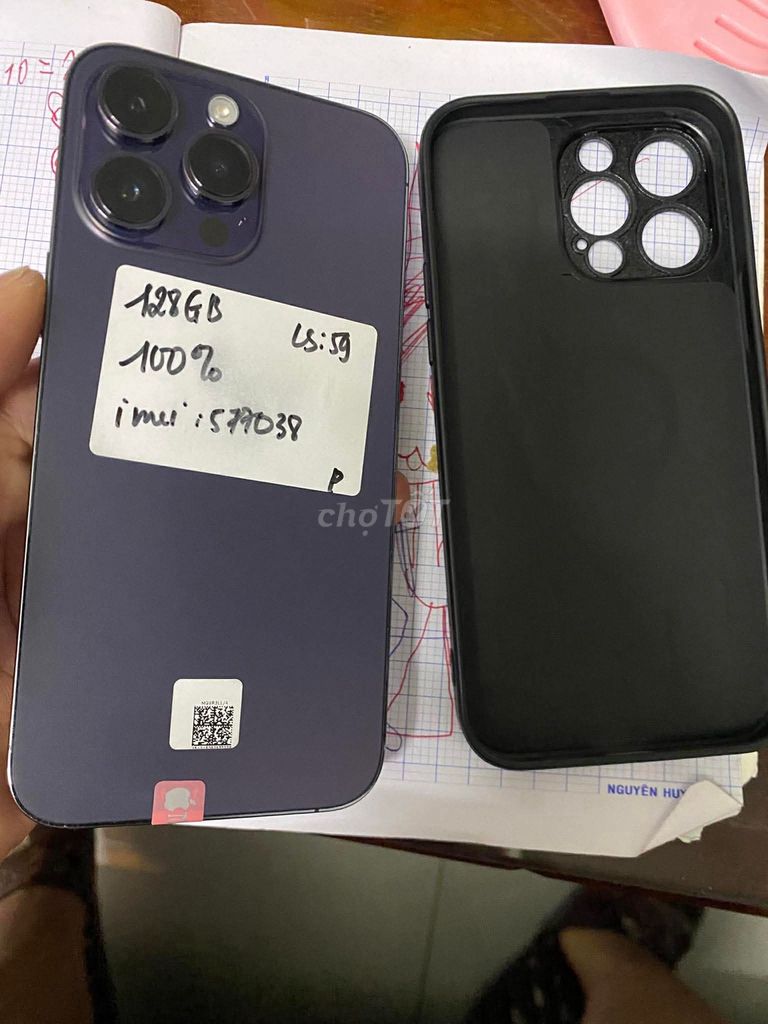 Apple iPhone 14 Pro Max 128GB Tím. Mua bán Điện thoại tại Quận Cẩm Lệ Đà Nẵng được đăng bởi Xuân Thiệp hình 1