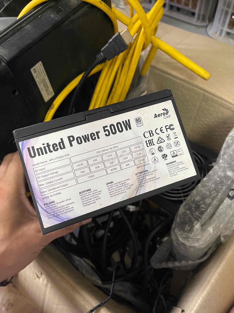 Nguồn máy tính 500w 80plus. Mua bán Linh kiện (RAM, Card...) tại Quận Đống Đa Hà Nội được đăng bởi Tuấn Tú Official hình 1