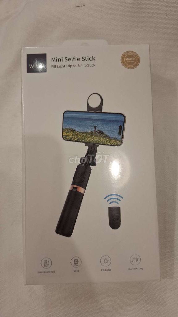 Gậy selfie Wiwu SE011 Đen. Mua bán Phụ kiện (Màn hình, Chuột...) tại Quận 4 Tp Hồ Chí Minh được đăng bởi Ren Taylor hình 1