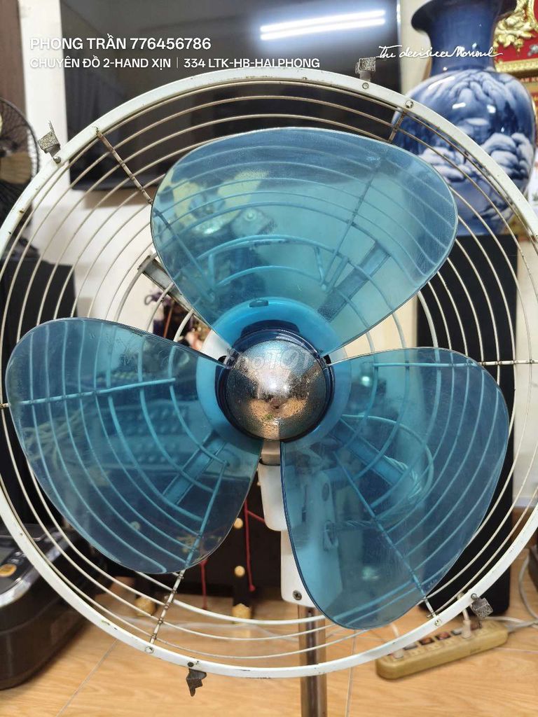 Quạt lửng GE Hi Cool Xanh, trắng. Mua bán Quạt tại Quận Hồng Bàng Hải Phòng được đăng bởi Hường Nguyễn hình 1