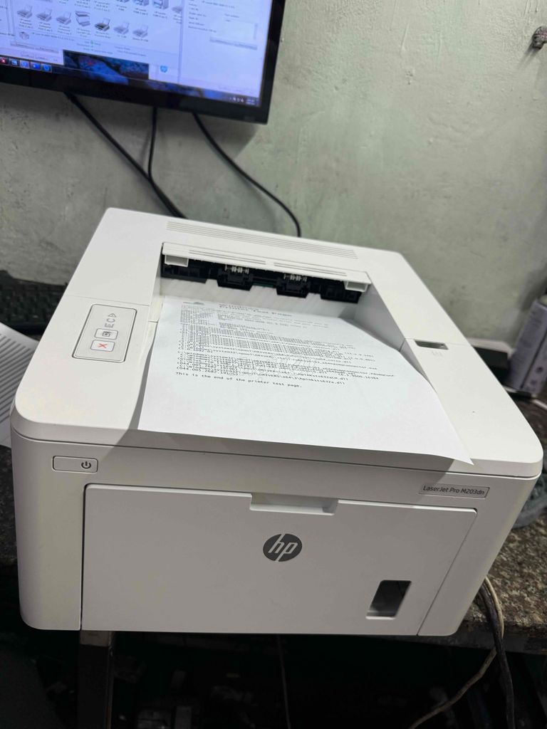 máy in laser 2 mặt rẻ bền hp pro 203dn !!!