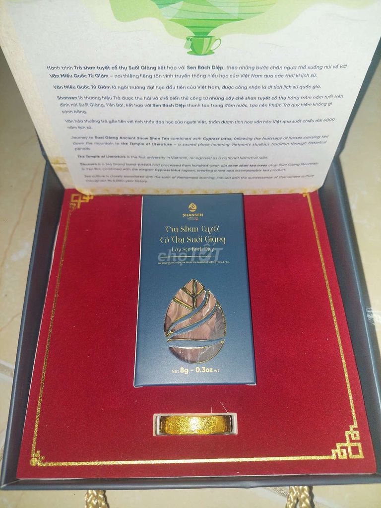 Trà sen Shansen Huế 8g. Mua bán Đồ ăn, thực phẩm và các loại khác tại Thành phố Thủ Đức Tp Hồ Chí Minh được đăng bởi người quận 2 hình 1