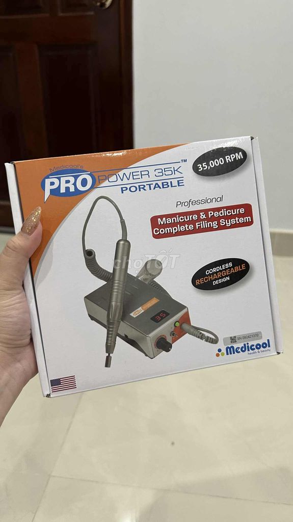 Medicool Pro Power 35K Máy mài móng Mỹ Mới 100%. Mua bán Phụ kiện thời trang khác tại Quận Gò Vấp Tp Hồ Chí Minh được đăng bởi Phong Thái hình 1