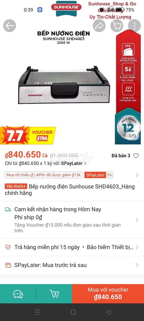 Dư xài cần thanh lý lại bếp nướng GĐ dùng