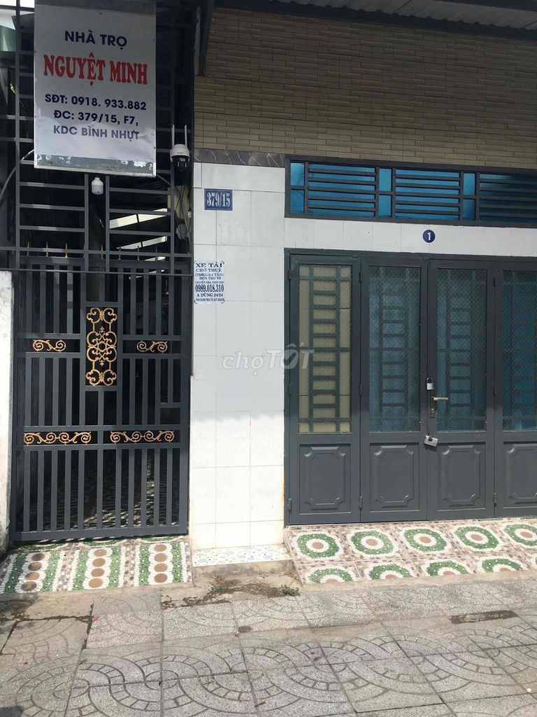 Nhà trọ Nguyệt Minh khu Bình Nhựt