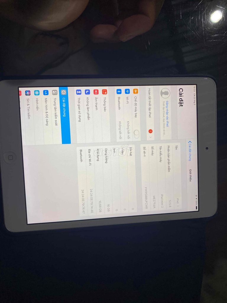 Apple iPad Mini 2 16GB Bạc. Mua bán Máy tính bảng tại Huyện Mỏ Cày Bắc Bến Tre được đăng bởi Lê Anh Khoa hình 1