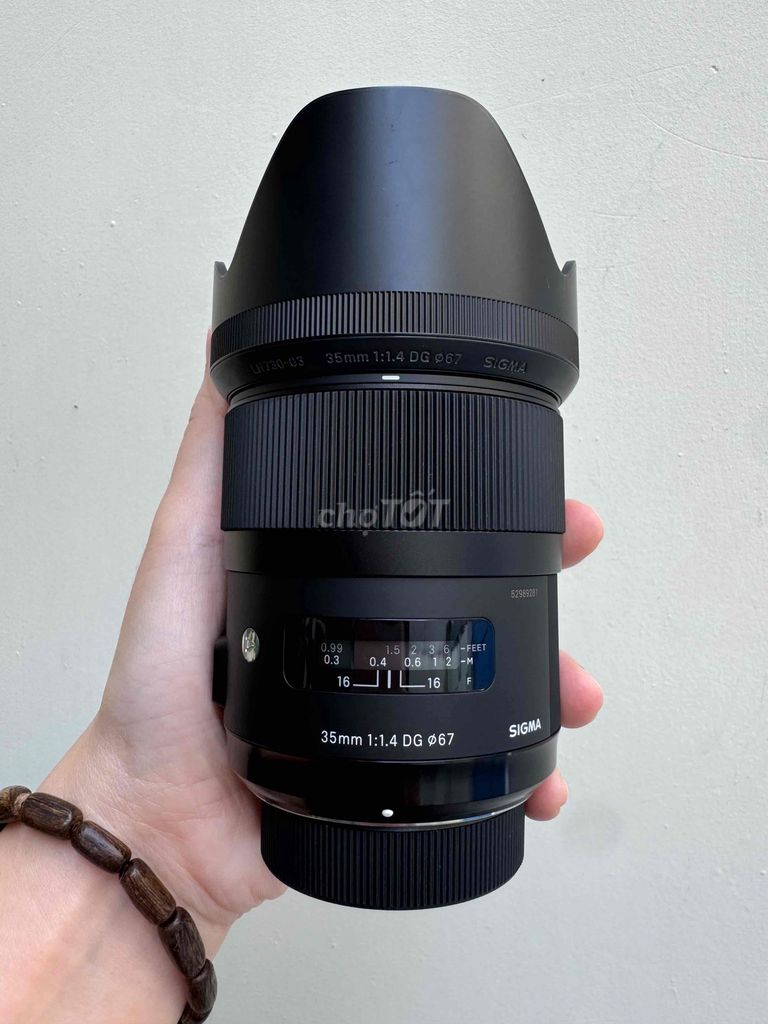 Sigma 35mm F1.4 DG Art for NIKON mới đẹp 99%.. Mua bán Máy ảnh, Máy quay tại Quận Bình Thạnh Tp Hồ Chí Minh được đăng bởi Teresa hình 1