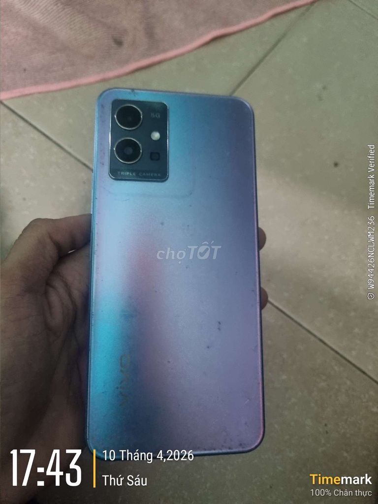 Vivo Y55 5G 128GB Xanh tím. Mua bán Điện thoại tại Quận 8 Tp Hồ Chí Minh được đăng bởi Thắng Gru hình 1