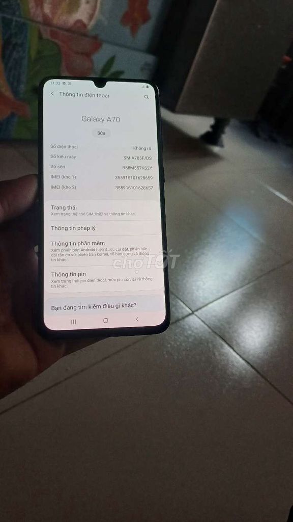 Samsung Galaxy A70 128GB zin full . Mua bán Điện thoại tại Quận 12 Tp Hồ Chí Minh được đăng bởi lam anh hình 1
