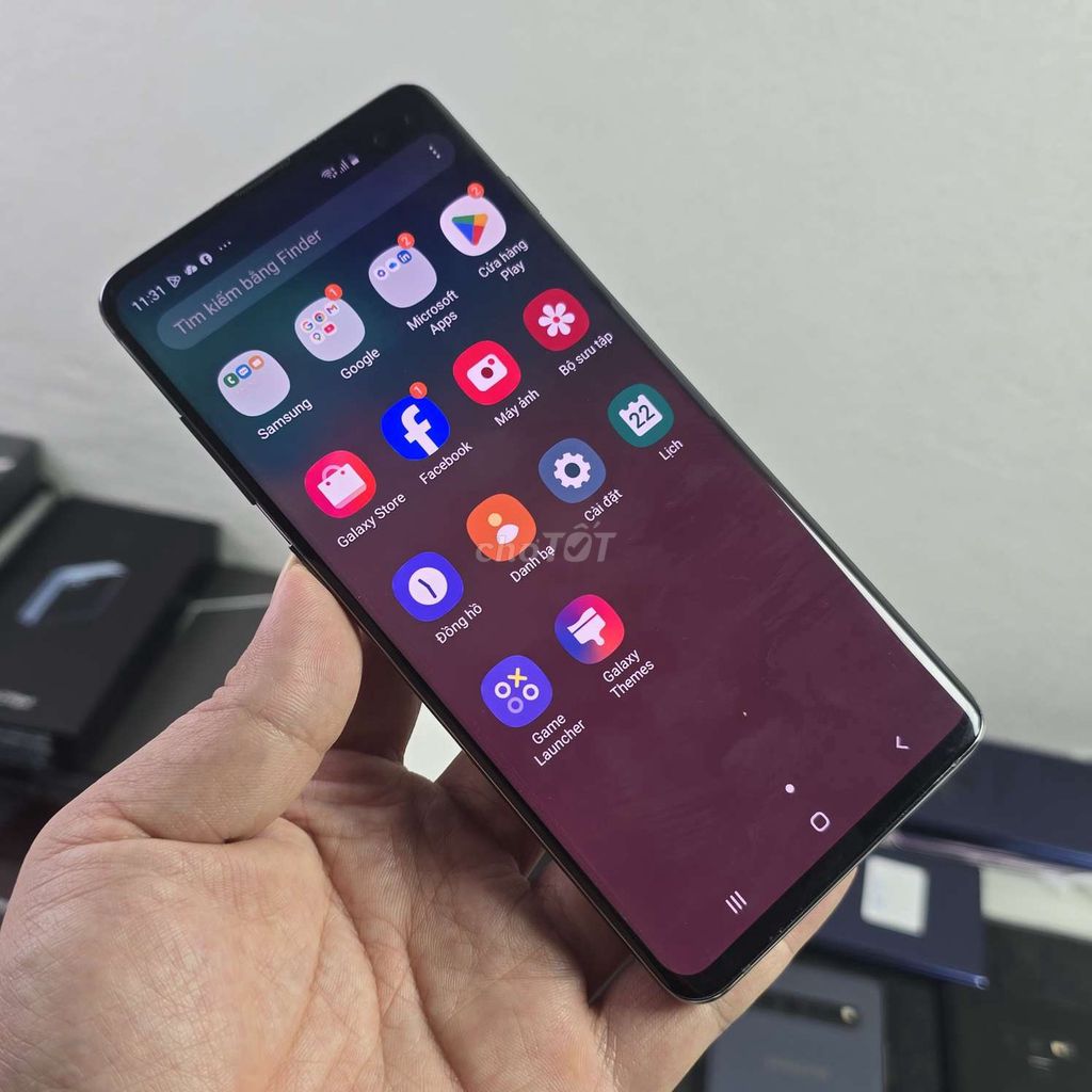 Samsung S10 Plus 128GB Đen. Mua bán Điện thoại tại Quận Thanh Xuân Hà Nội được đăng bởi tot didong hình 1