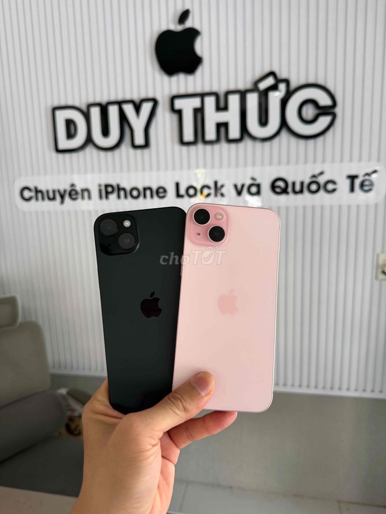 Apple iPhone 15 Plus 128GB Đen và Hồng lướt Đẹp 99. Mua bán Điện thoại tại Quận Ninh Kiều Cần Thơ được đăng bởi Duy Thức chuyên iphone Lock Cần Thơ hình 1