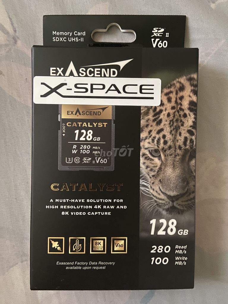 Thẻ nhớ SD Exascend Catalyst V60 128GB 280MB/s