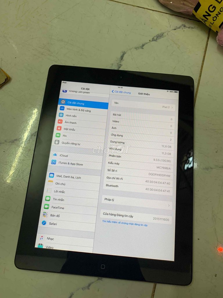 IPad 2 hoạt động tốt v..v. Mua bán Máy tính bảng tại Quận 8 Tp Hồ Chí Minh được đăng bởi Tôi là Dìn Dìn nè hình 2
