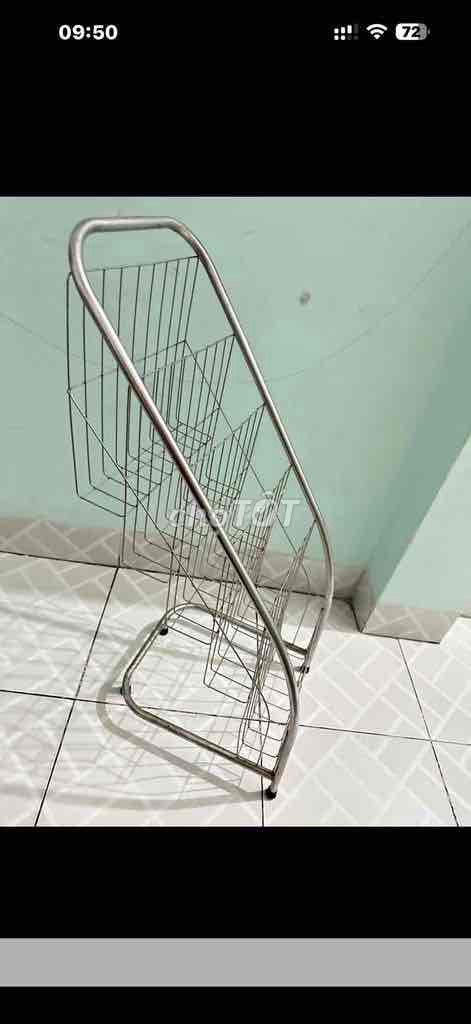 100 k cho 2 món: Kệ Sách Inox và kệ thùng nước lọc. Mua bán Tủ, kệ gia đình tại Quận Bình Tân Tp Hồ Chí Minh được đăng bởi tất thành hình 1