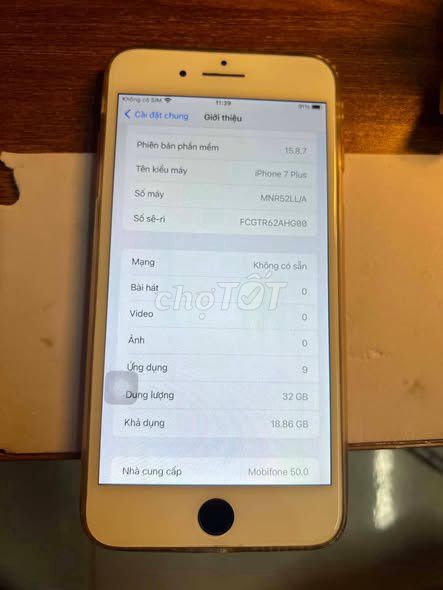 Apple iPhone 7 Plus 32GB Đỏ Đã dùng. Mua bán Điện thoại tại Quận 5 Tp Hồ Chí Minh được đăng bởi Hội Đồ Điện Tử hình 1