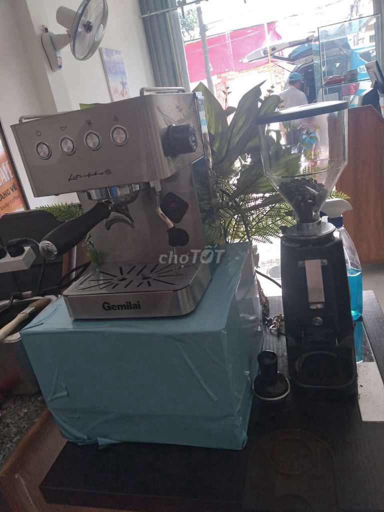 Máy pha cà phê Gemilai Bạc Kim loại. Mua bán Bếp, lò, đồ điện nhà bếp tại Huyện Ninh Hải Ninh Thuận được đăng bởi tiến quốc phạm hình 1