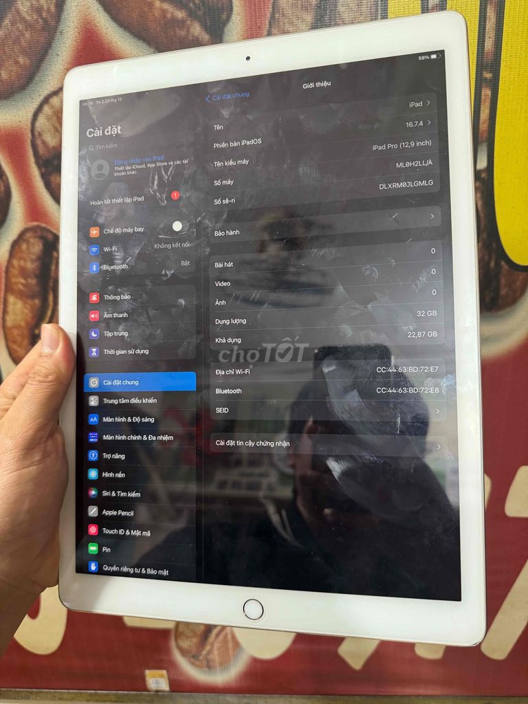 ipad pro 12.9 64g wifi