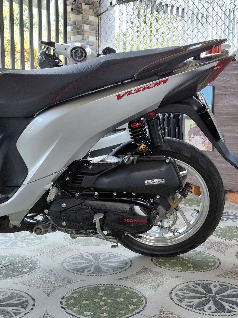 Bán Honda Vision 2016 Bạc full đồ chơi