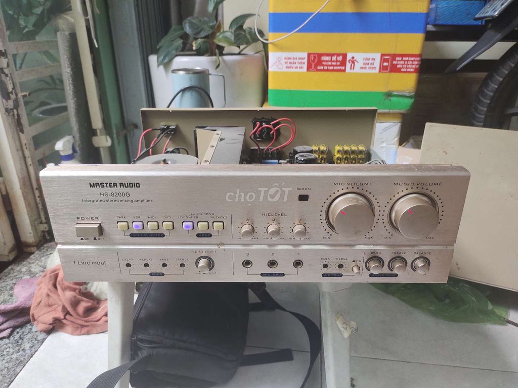 Amply MASTER AUDIO HS-8200G Vàng đồng. Mua bán Tivi, Âm thanh tại Quận Bình Tân Tp Hồ Chí Minh được đăng bởi Điên tư Phuc An  hình 1