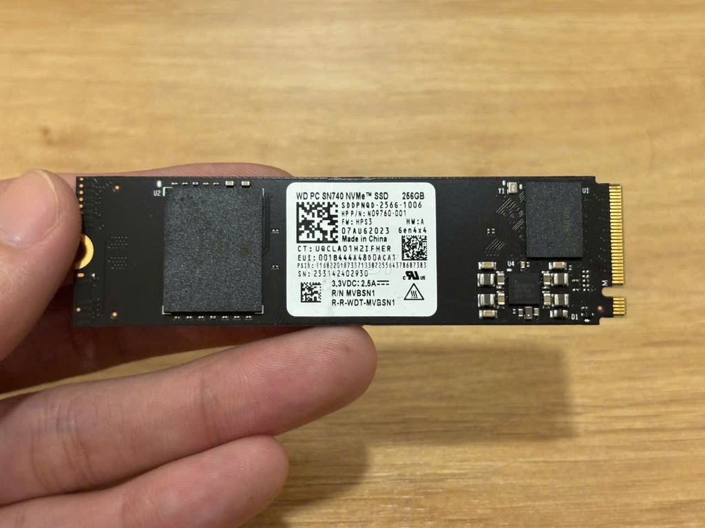 SSD NVMe Western SN740 256GB