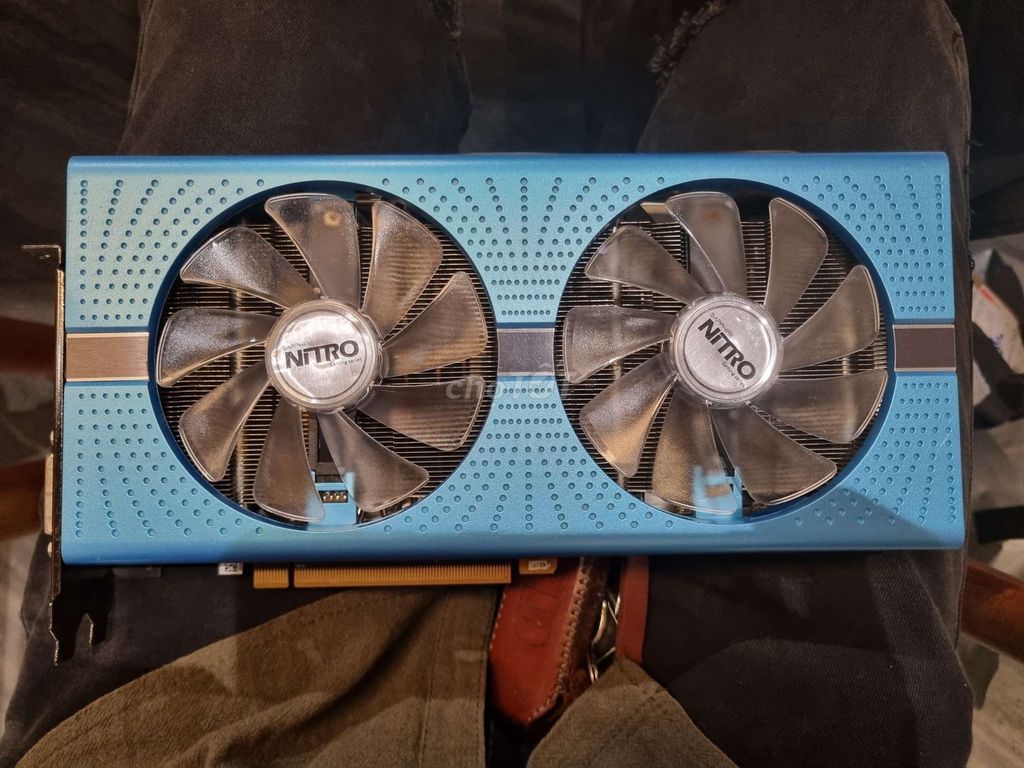 Rx 580 Nitro Shaphia Xanh (có led)