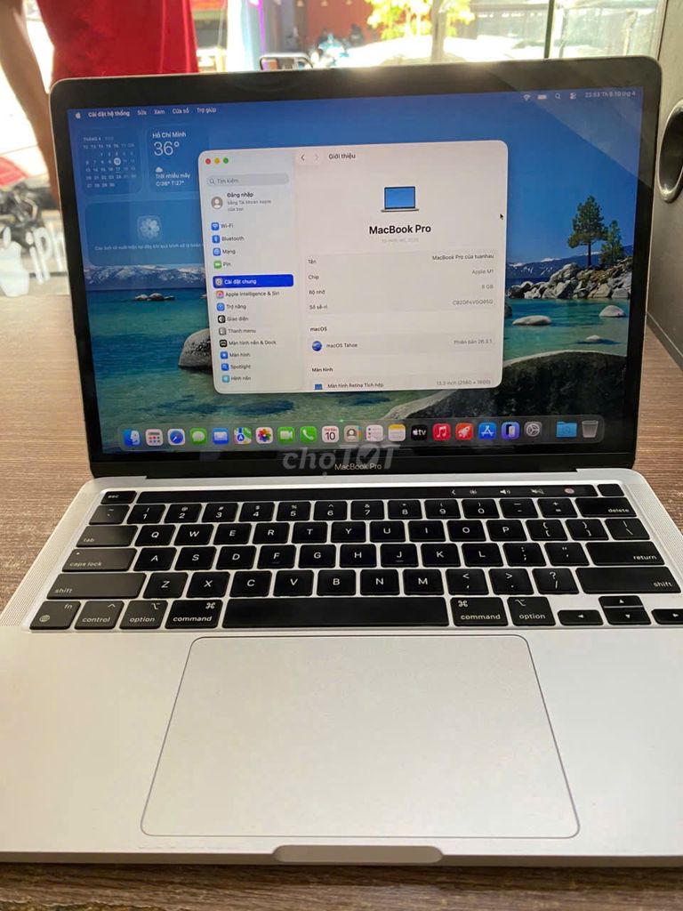 Apple Macbook Pro M1 13 inch 8GB/256GB Hư màn hình. Mua bán Laptop tại Quận 7 Tp Hồ Chí Minh được đăng bởi Quang Vũ hình 1
