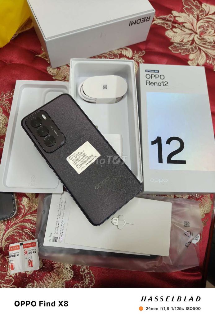 Oppo Reno 12 5G 16/256 full box keng nét