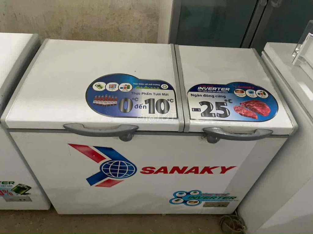 ❤TỦ ĐÔNG SANAKY 220L nhẹ điện  ❤️