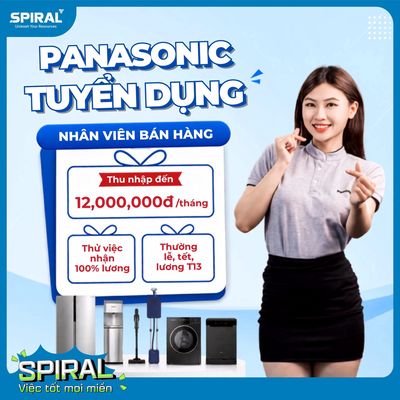 PANASONIC-TUYỂN NHÂN VIÊN BÁN HÀNG NINH BÌNH