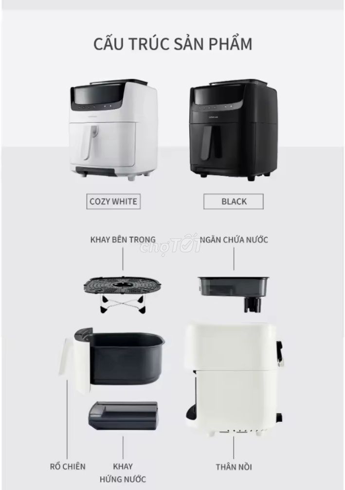 Nồi chiên không dầu Lock&Lock EJF881 7L mới 95%. Mua bán Bếp, lò, đồ điện nhà bếp tại Quận 1 Tp Hồ Chí Minh được đăng bởi Nhiên hình 1