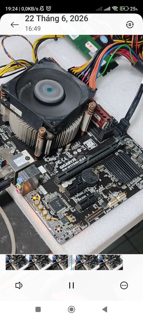 Bo mạch chủ Gigabyte H110M-DS2 Intel thế hệ 6/7. Mua bán Linh kiện (RAM, Card...) tại Thành phố Long Xuyên An Giang được đăng bởi Gia Hưng hình 1