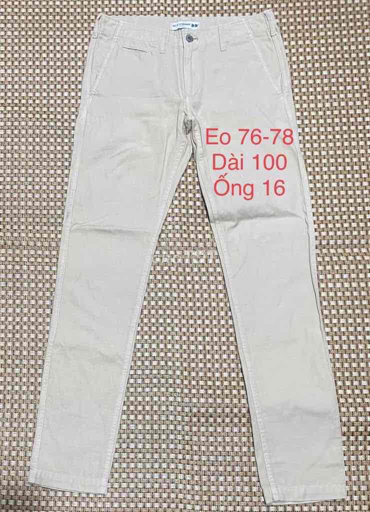 Quần kaki nam Uniqlo size 28-29 Mới 98%. Mua bán Quần áo tại Quận Bình Tân Tp Hồ Chí Minh được đăng bởi BM 2hand  hình 1
