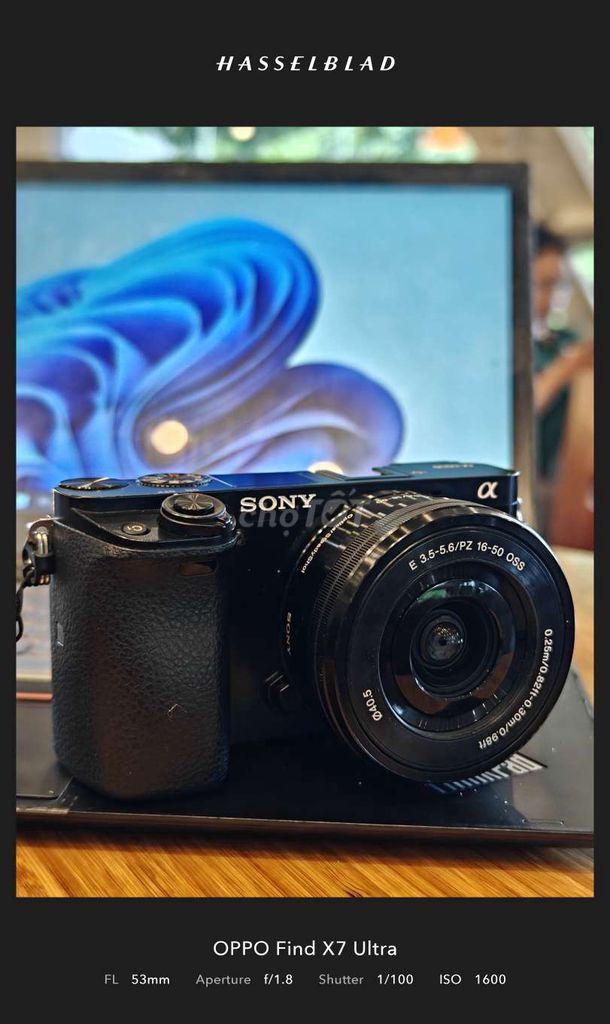 Máy ảnh Sony A6000 + lens 16-50. Mua bán Máy ảnh, Máy quay tại Quận Thanh Khê Đà Nẵng được đăng bởi Điện tử hình 1