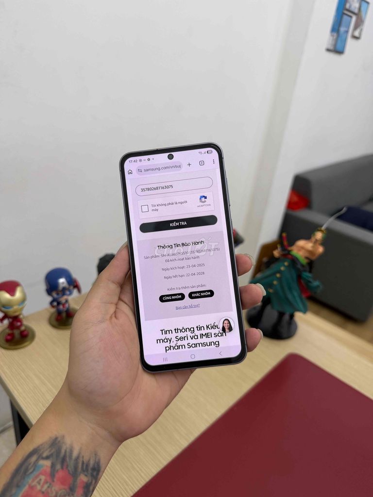 Samsung A56 Chính Hãng Like New Bảo Hành 4-2028. Mua bán Điện thoại tại Quận Cầu Giấy Hà Nội được đăng bởi Trung Kiên Trả Góp Bao Nợ Xấu hình 1