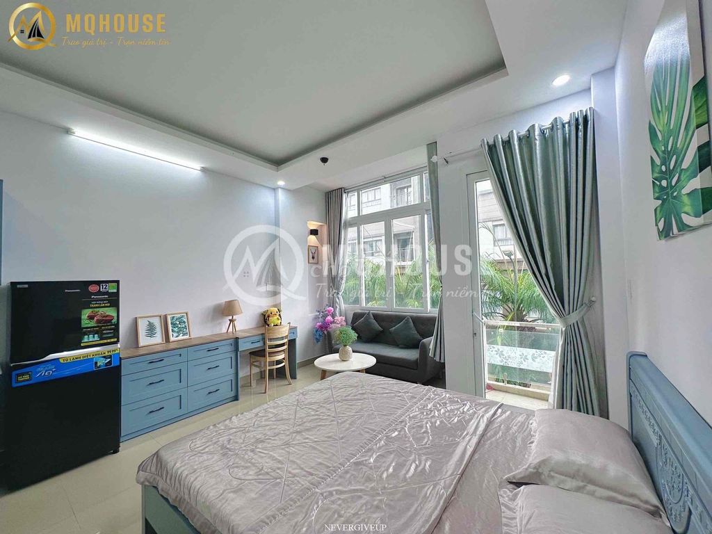 ✅Khai Trương Căn Hộ🌟Dạng Studio_Ban công_Nội thất mới_gần Pearl Plaza✅