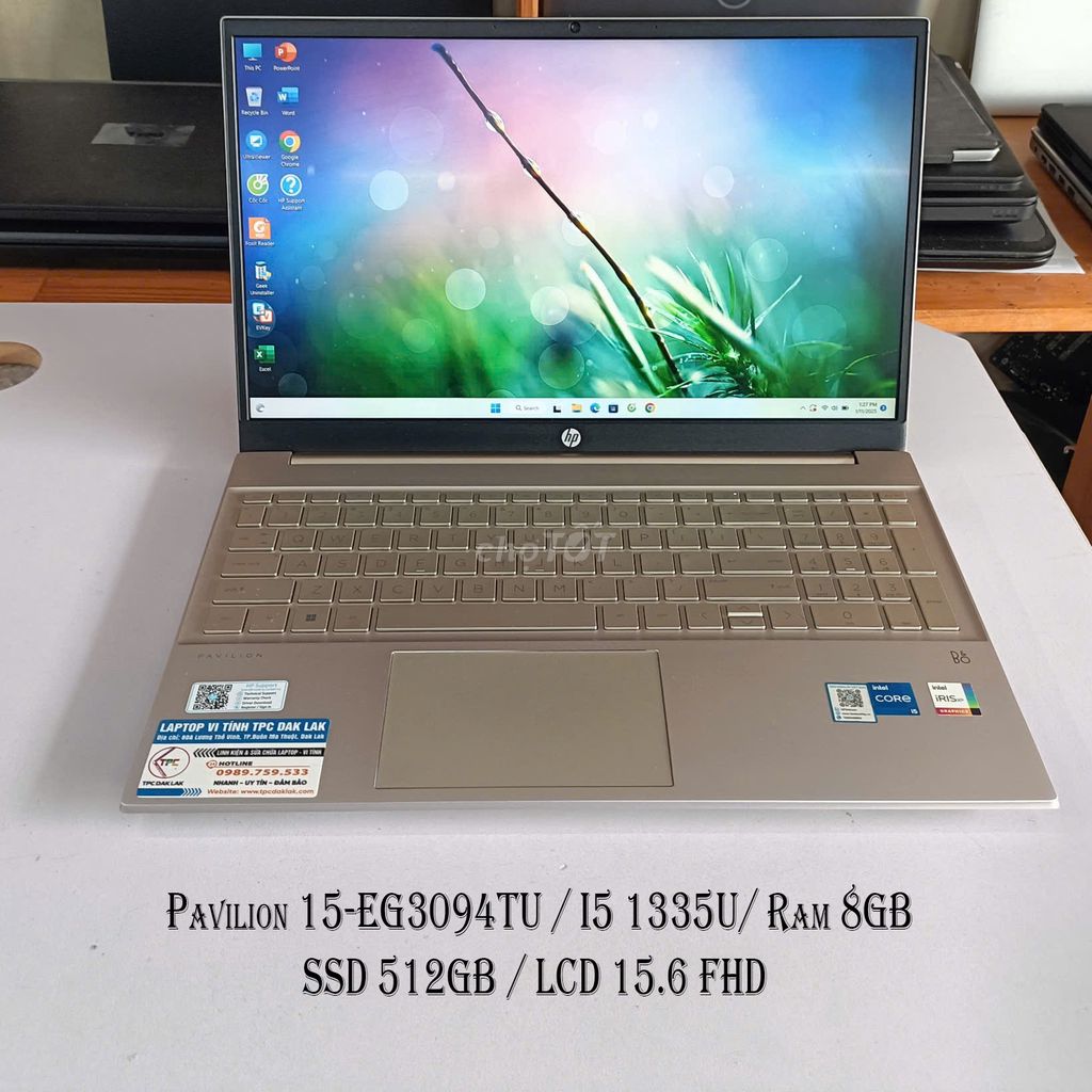 HP 15-Eg3094TU/ I5 1335U/Ram 8/SSD 512/15.6" FHD